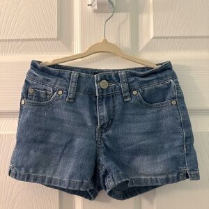 Celebrity Pink Light Blue Jean Shorts